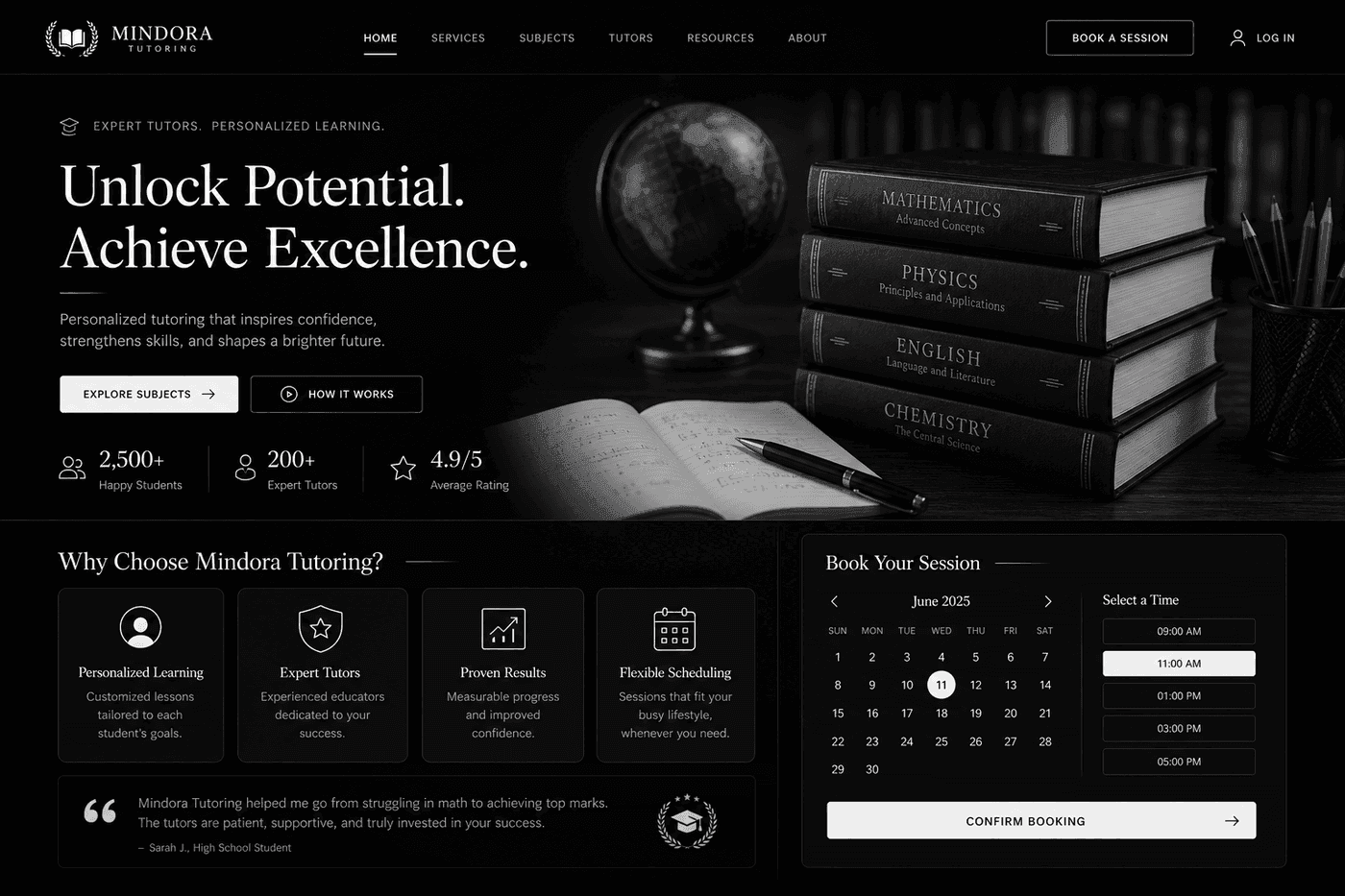 Tutoring Site