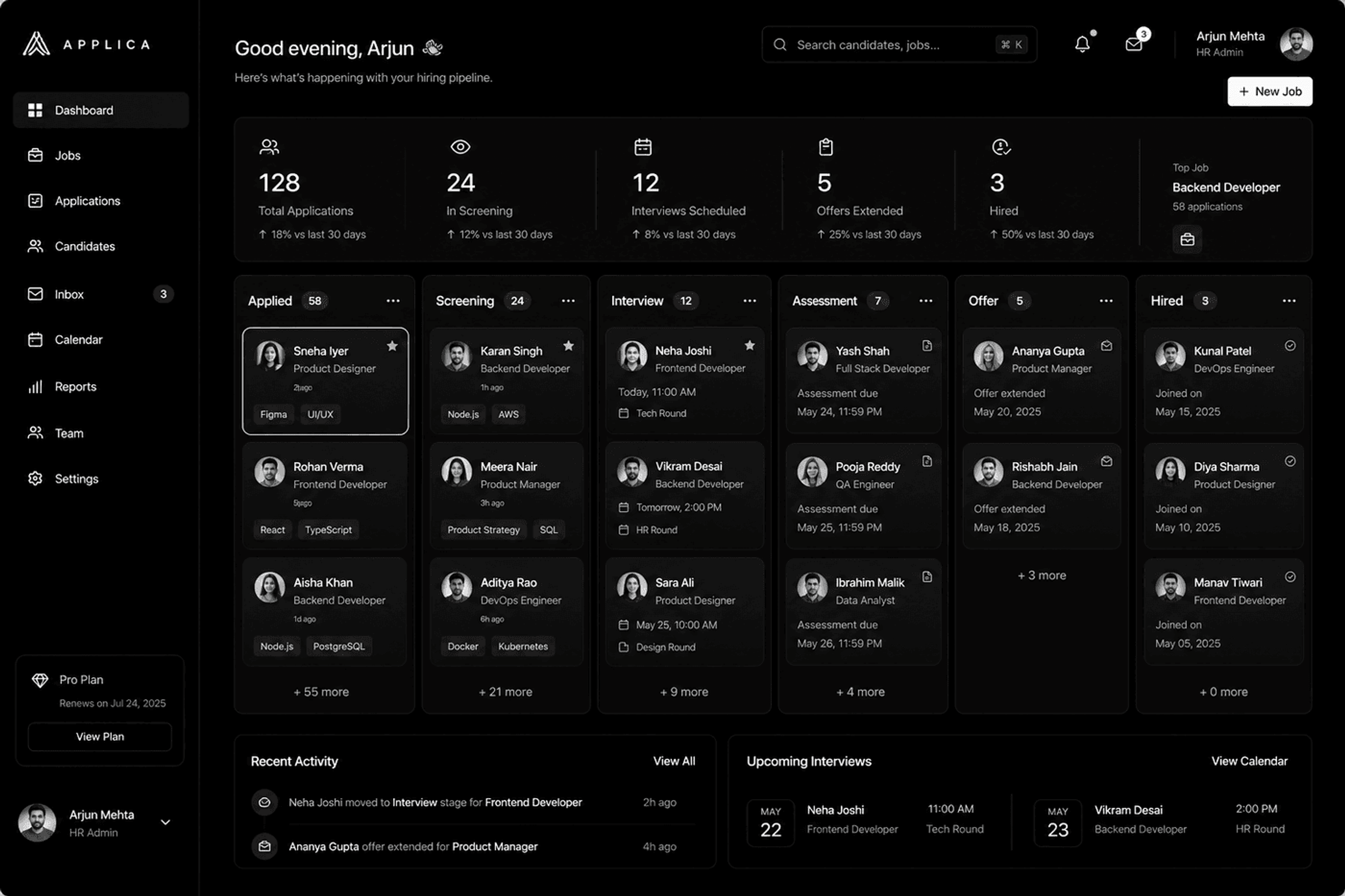 Application management system